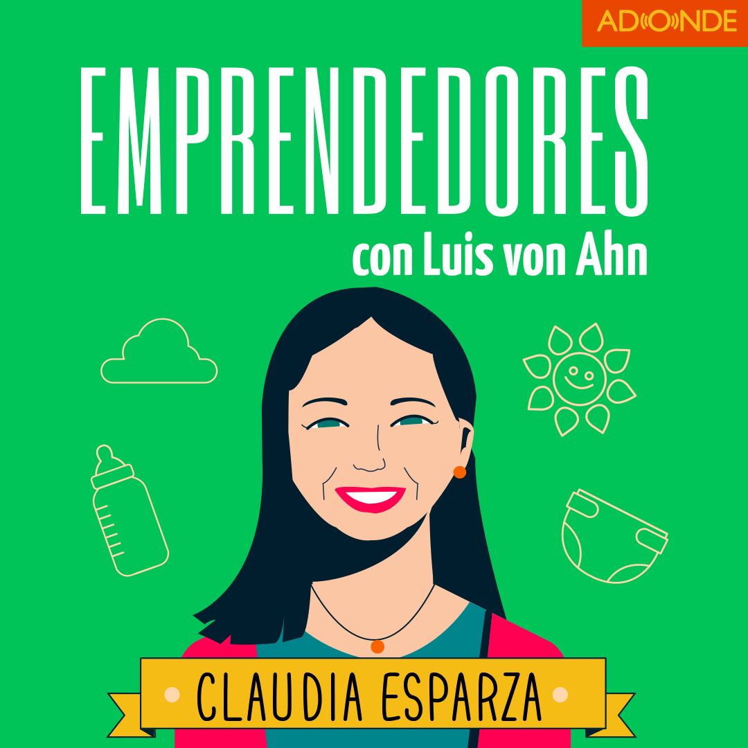 Episode art with podcast title and illustration of Claudia Esparza